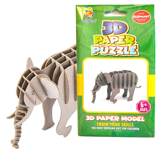 Elephant 3D Puzzle Model Kit