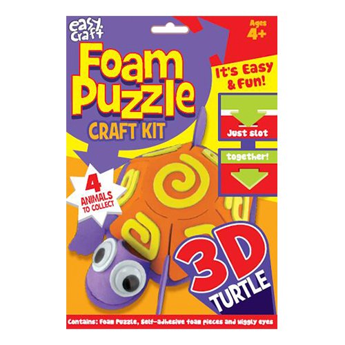Turtle 3D Foam Puzzle Craft Kit