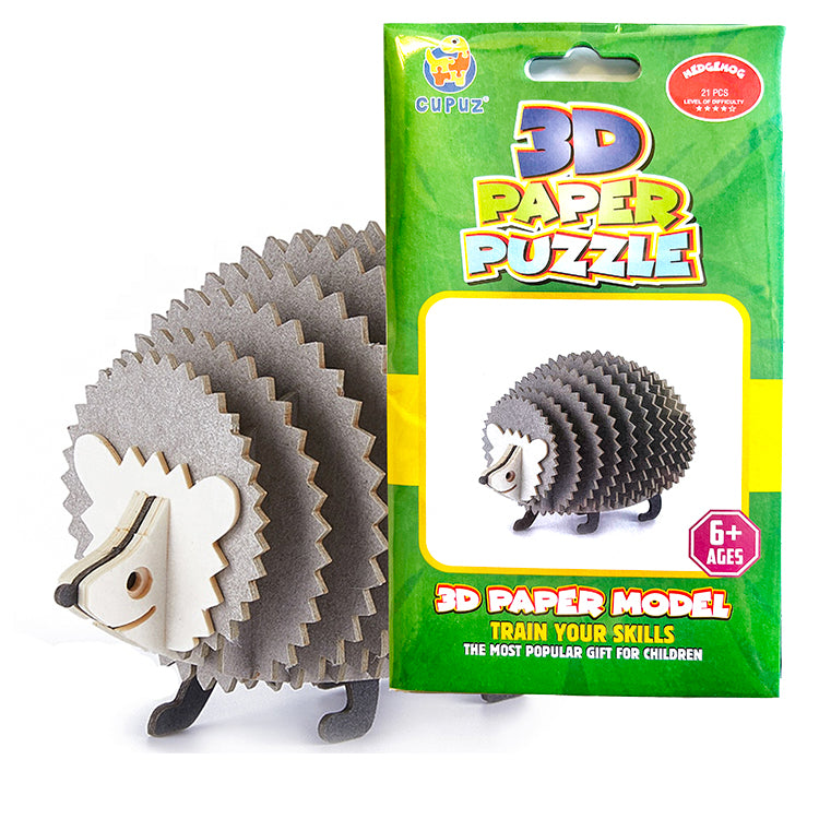 Hedgehog 3D Puzzle Model Kit