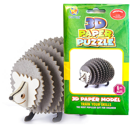 Hedgehog 3D Puzzle Model Kit