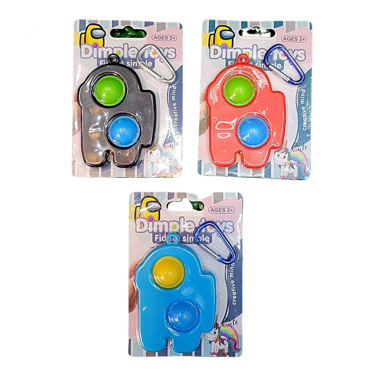 Among Us Keyring Poppit