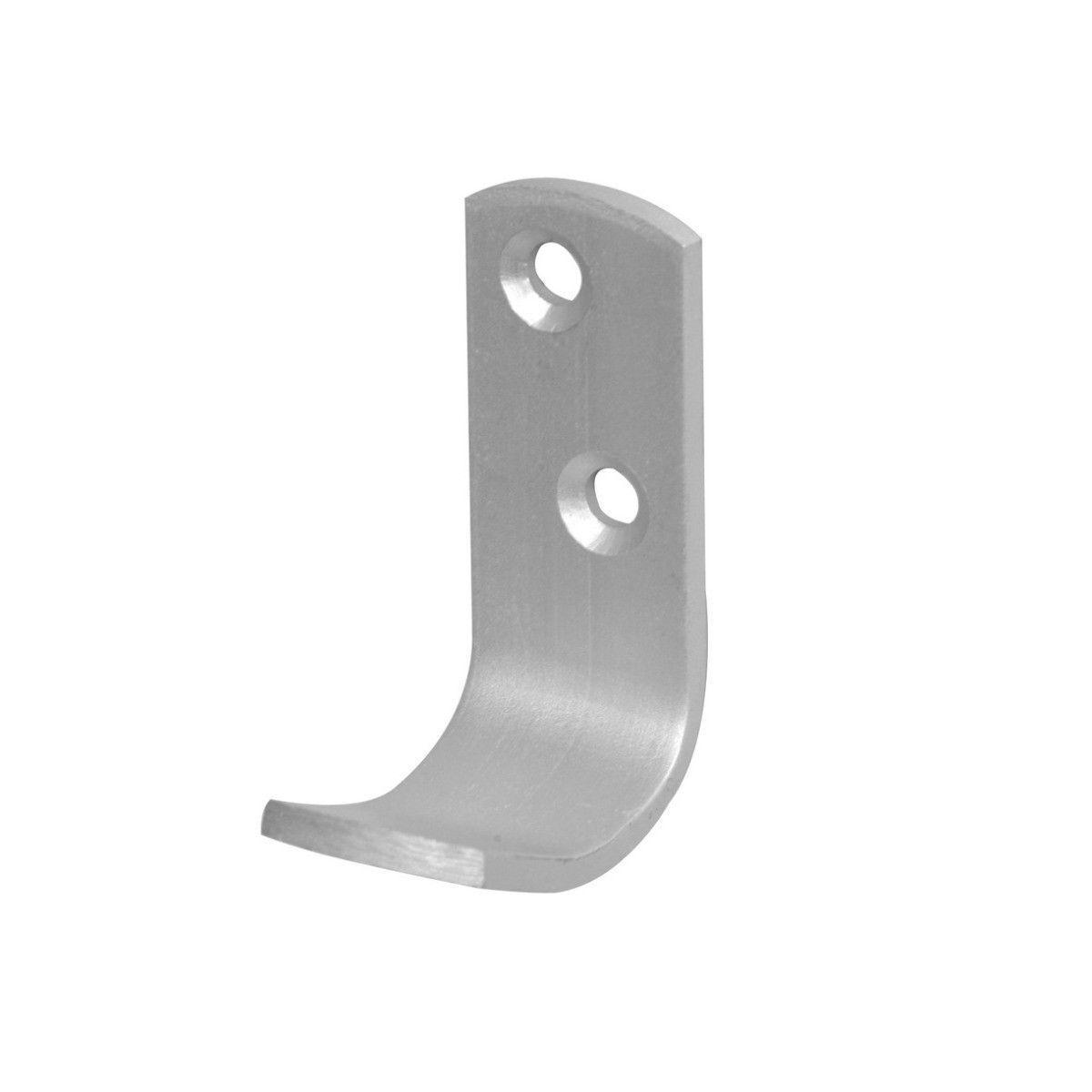 Aluminum Coat Hook With Screws Pack Of 2 Diy Home