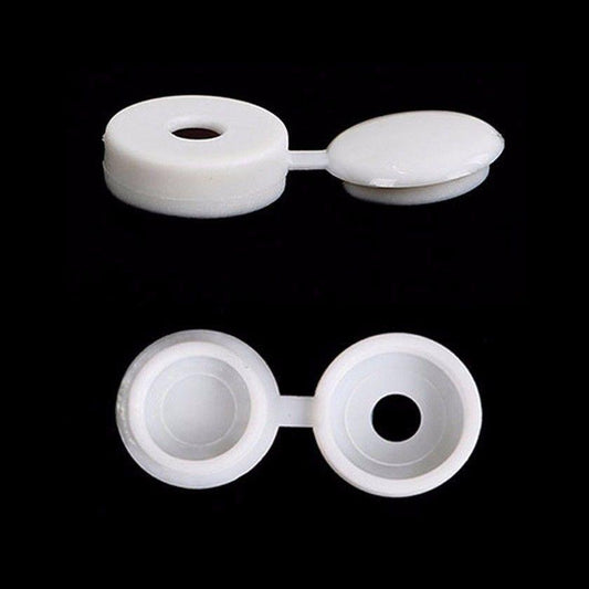 Fold Over Caps White Pack of 40 1246