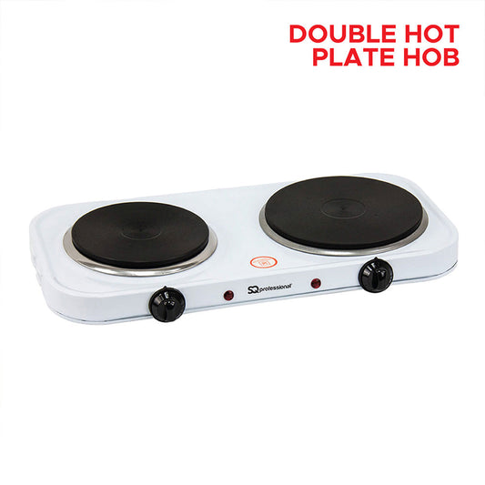 Sq Professional Blitz Electric Double Hot Plate Hob 2500W