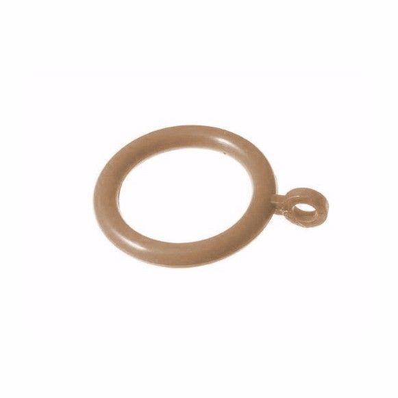 6 X Curtain Pole Rings 56Mm 928Mm Poles Natural Wood Diy Home