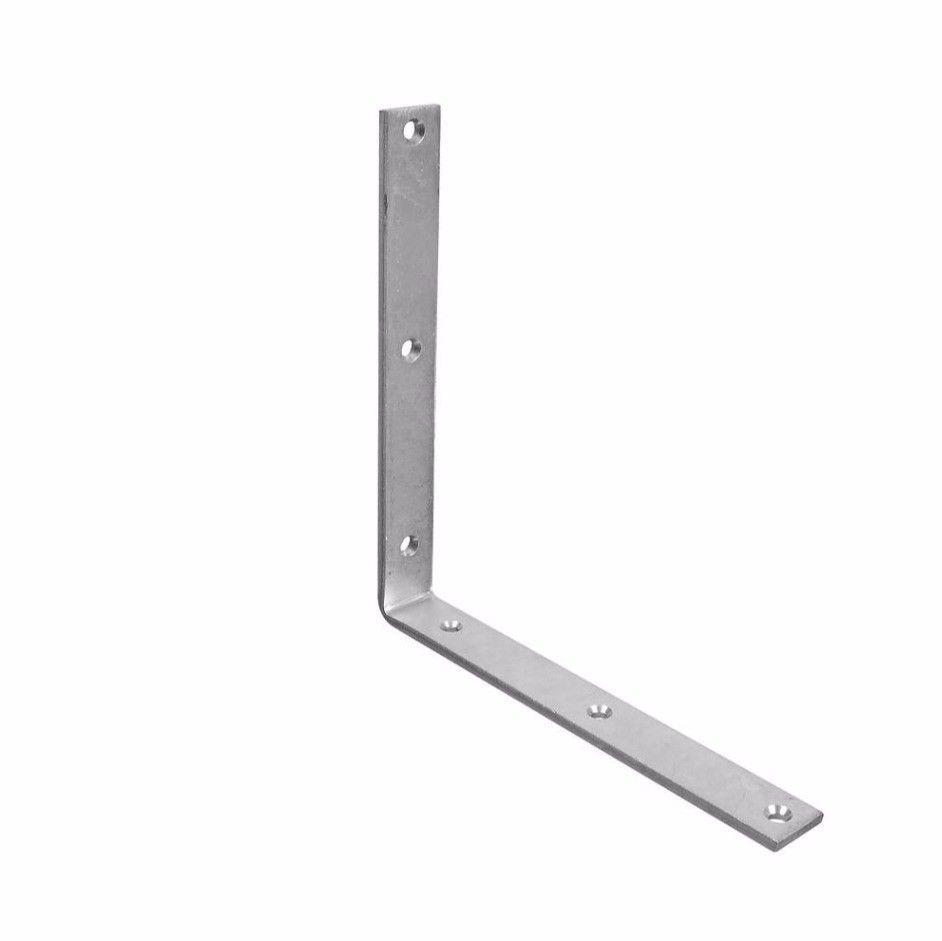 Value Pack Zinc Corner Brackets 4" / 100mm Pack of 2 0376