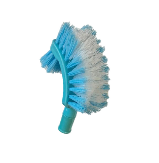 Plastic Double Sided Toilet Cleaning Scrubbing Brush 54 cm Assorted Colours 4026
