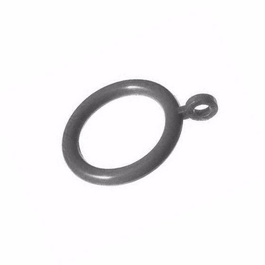 Curtain Pole Rings 45mm Silver Grey 0689