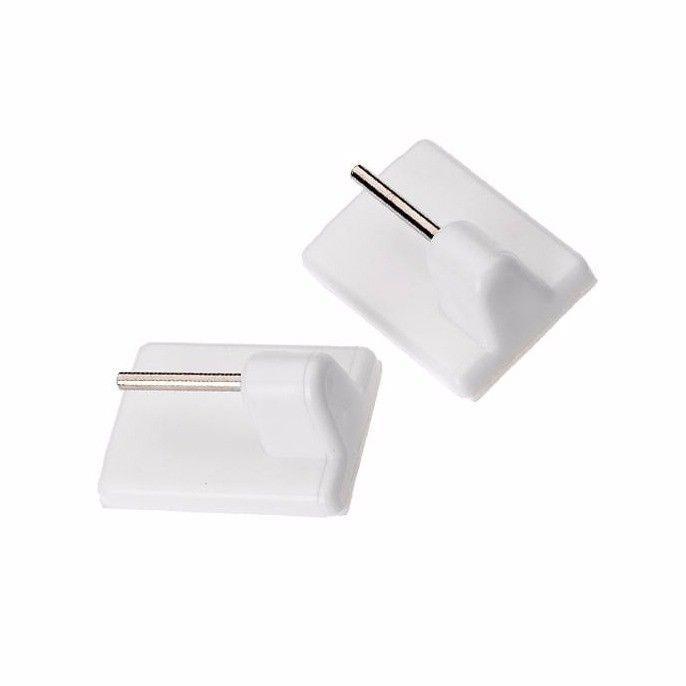 Curtain End Rod Hook Self Adhesive 2 Pack DIY Home 0979
