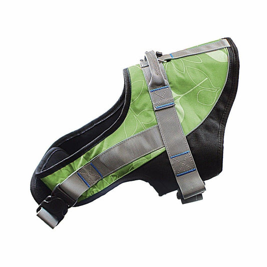 20 Chest Adjustable Soft Padded Non Pull Pet Dog Harness Vest Walking S-XL Nylon   3948