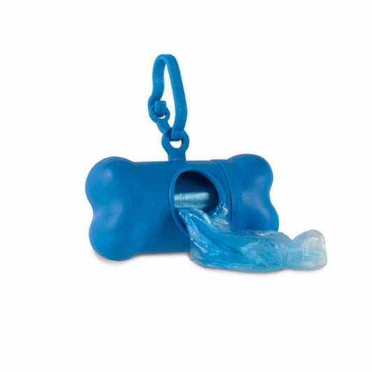 Pet Dog Poop Bag with Keychain Carrier Case Assorted Colours 0044