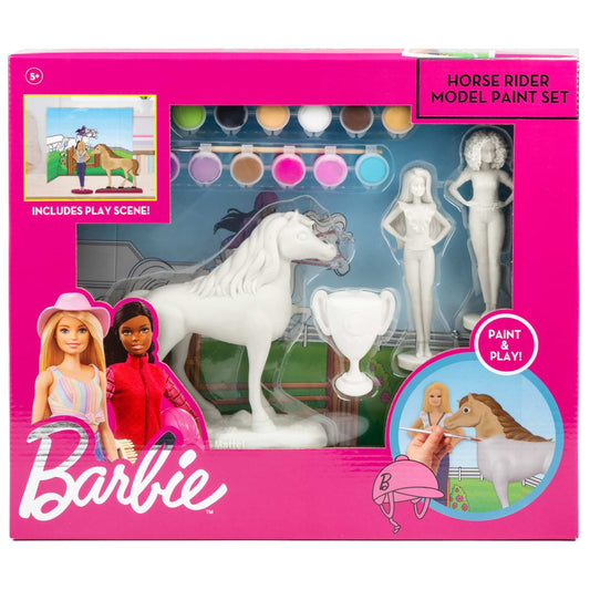 Barbie Horse Rider Model Paint Set - Paint Your Own Horse Rider