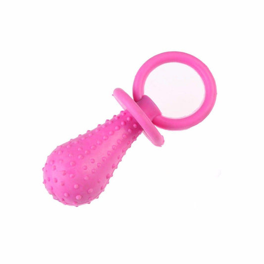 Pet Dog Toy Dummy Ring Shape Assorted Colours 0058