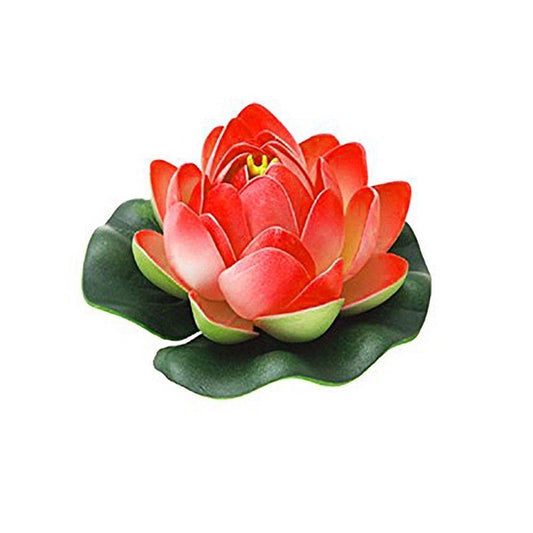 Aquarium Pond Floating Foam Lotus Flower Assorted Colours 2218