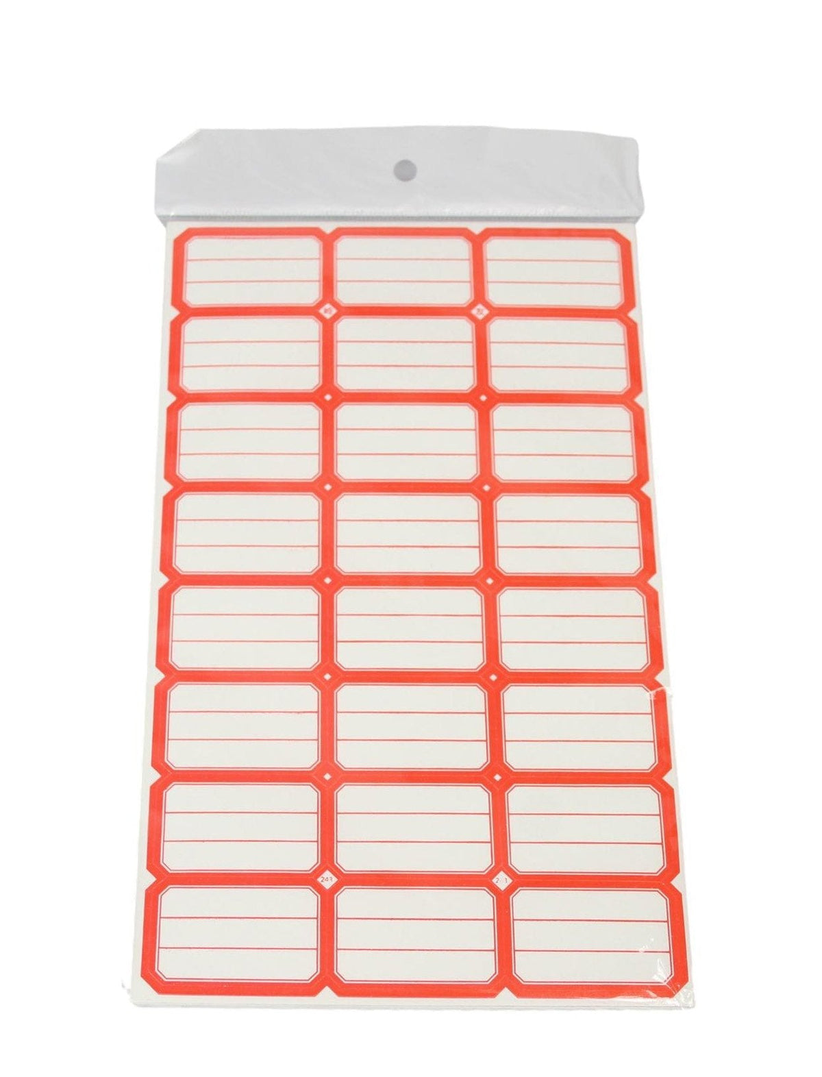 Large Sticky Labels Blue Red Stationery Home
