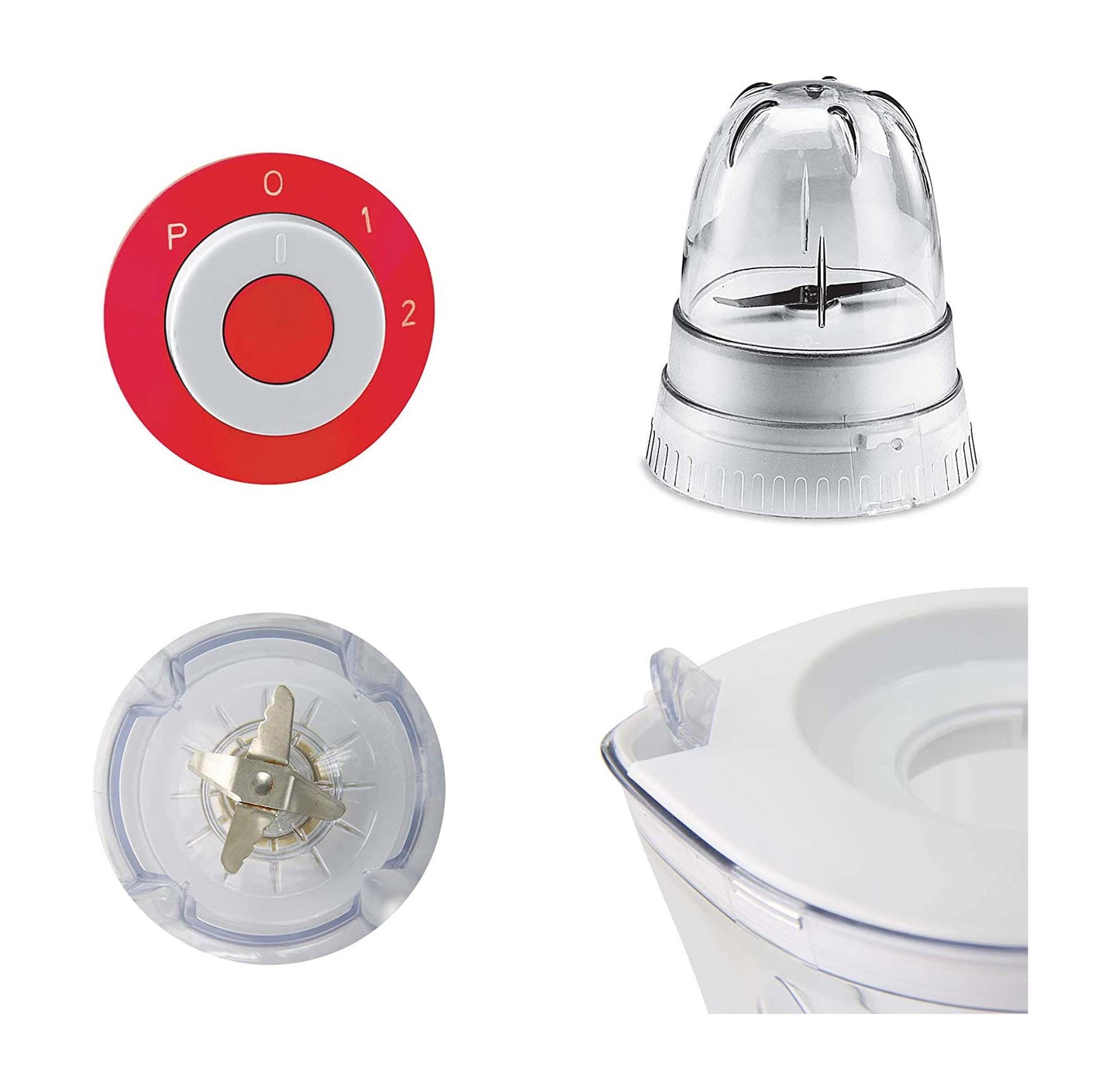 SQ Professional Blitz Blender and Grinder 600W Red 4157