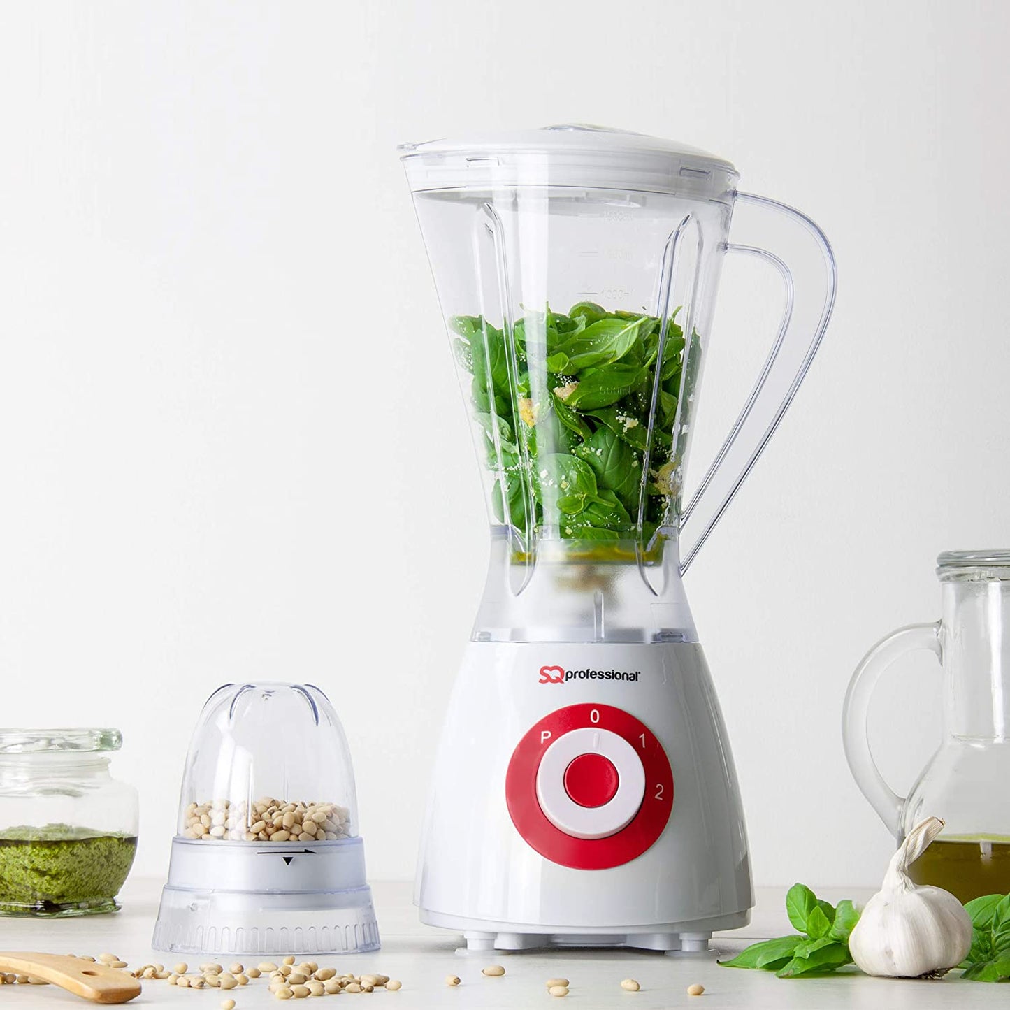 SQ Professional Blitz Blender and Grinder 600W Red 4157