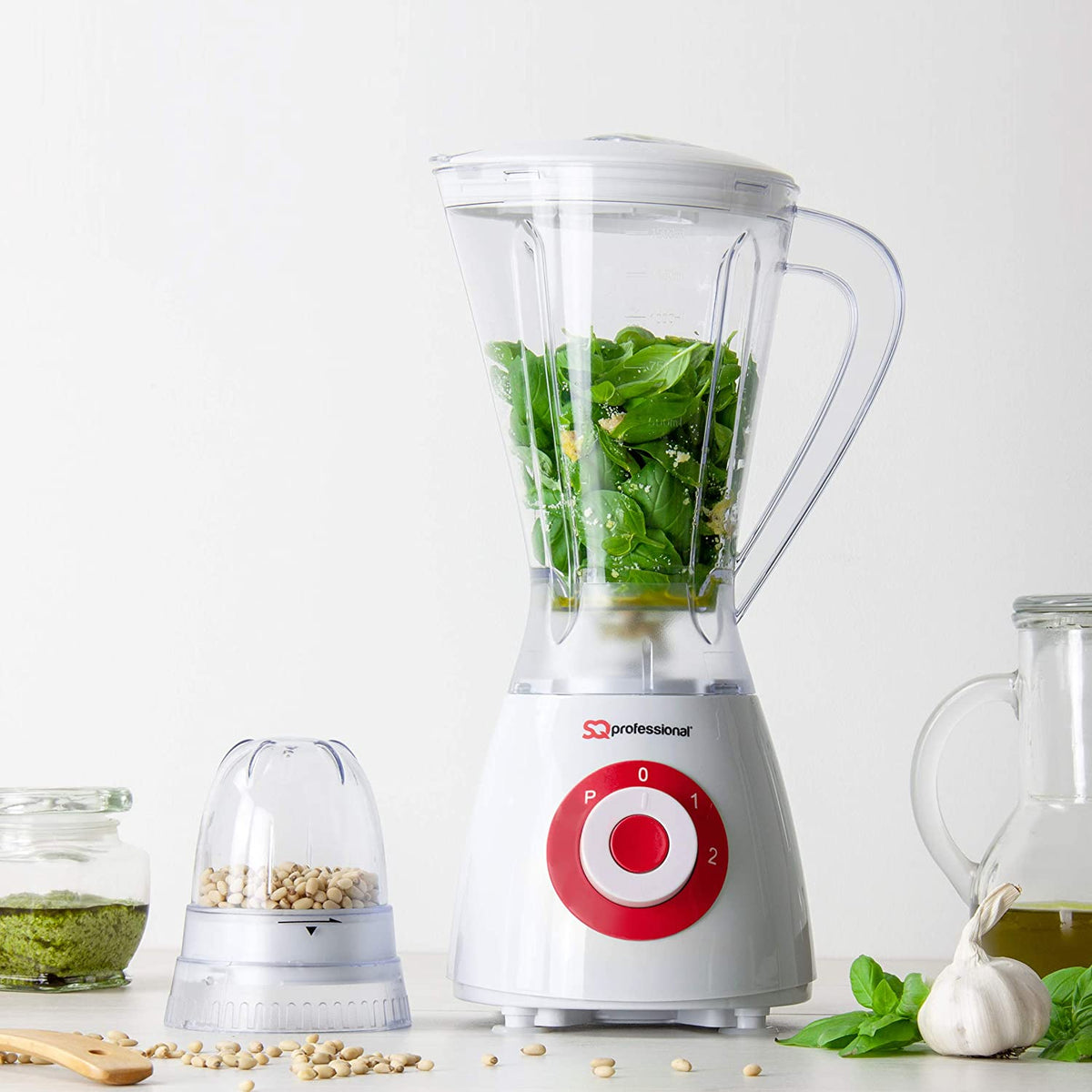 Sq Professional Blitz Blender And Grinder 600W Red