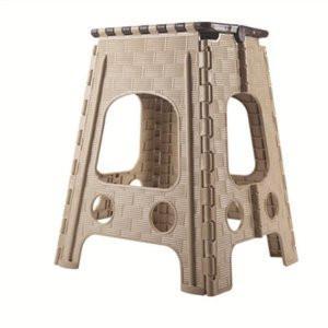 Plastic Folding Stool LARGE Home H 66 x W 30 cm Assorted Colours KOD0270 / THL978