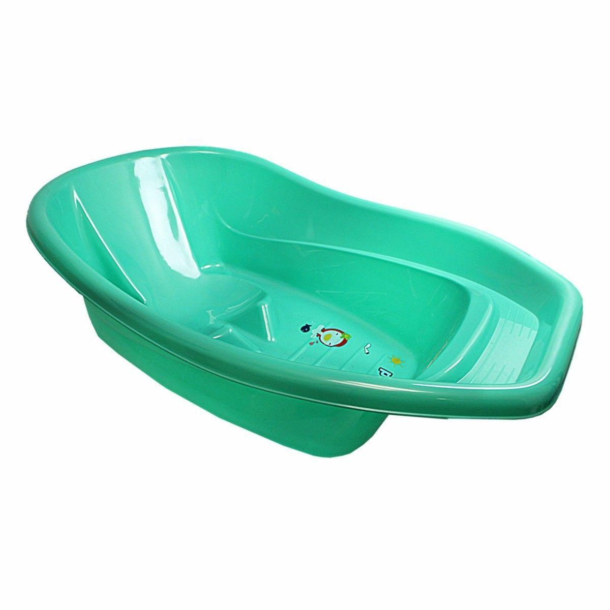 Plastic Baby Bath Ideal For Babies And Toddlers 70 x 43 cm Assorted Colours 0964