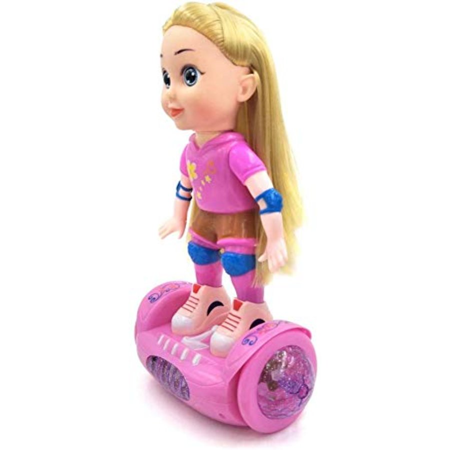 Doll Style Balance Segway Girl Toy with Music and Lights