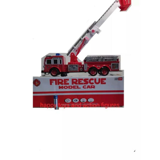 Fire Truck Toy Moving Light And Sound Battery Operated Toy Car For Kids