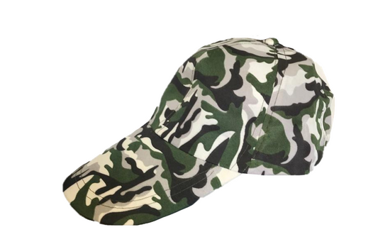 Camouflage Army Print Baseball Cap One Size Assorted Colours 4314