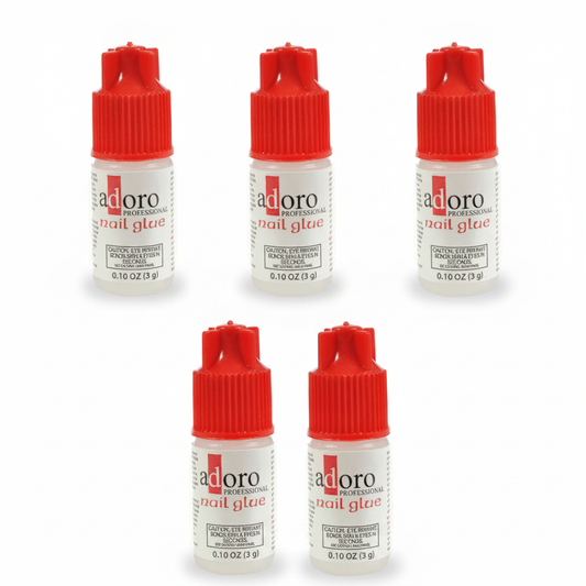 Professional Nail Glue For Acrylics And False Nails, 5 – Pack