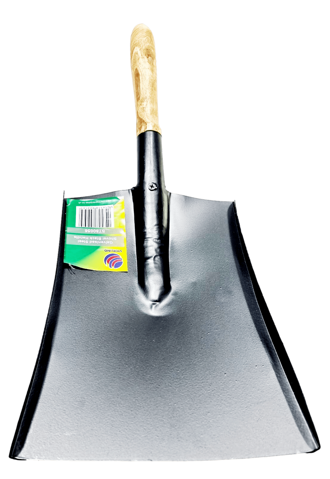 Galvanised Steel Shovel with Wooden Handle 48 x 17 cm ST80056
