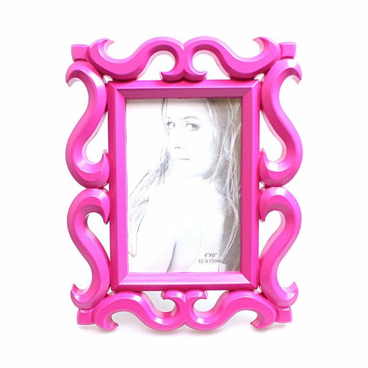 Plastic Picture Photo Frame 4" x 6" Assorted Colours 3133