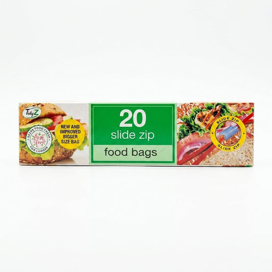 20 Slide Zip Food Bags – Secure Storage Solution