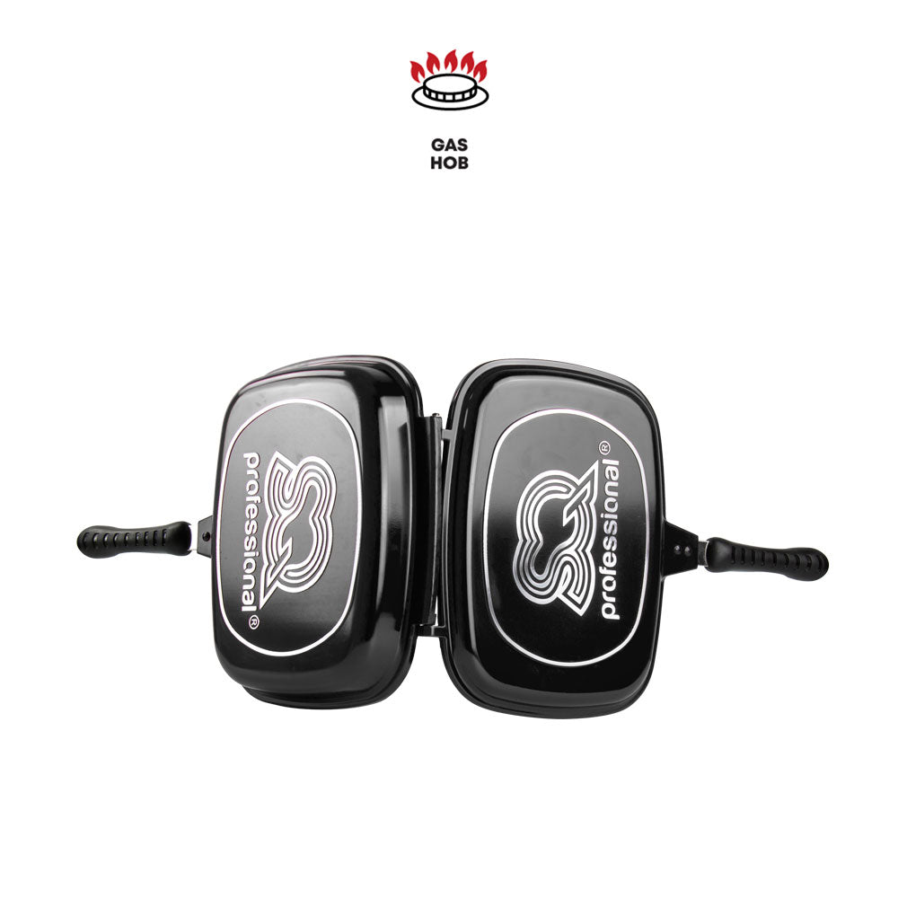 Sq Professional Nea Diecast Double Sided Magic Pan Nera Black
