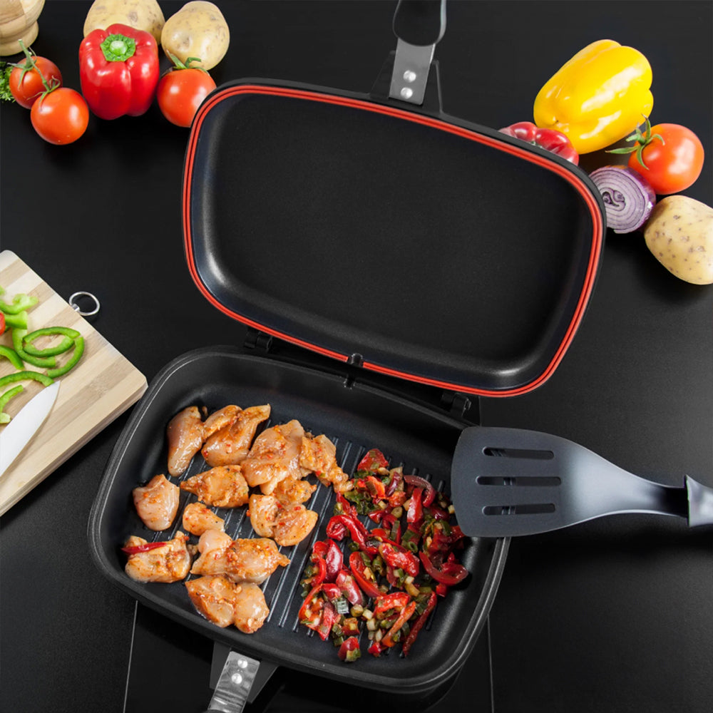 Sq Professional Nea Diecast Double Sided Magic Pan Nera Black