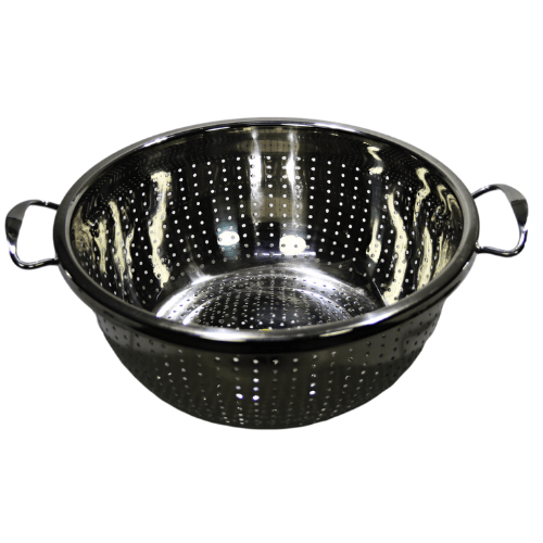 Stainless Steel Strainer Bowl Colander 2 Handles 28