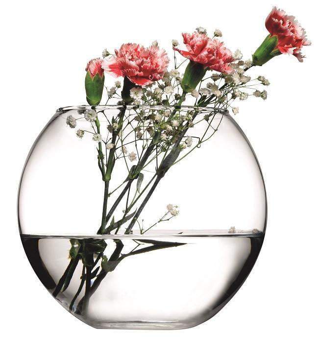 PB Botanica Floral Vase Round Clear Glass 16 x 12.5 cm 45068 A