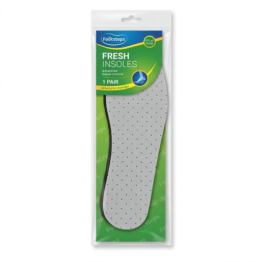 Anti – Odour Insoles, One Pair, Mouldable To Fit, 43G