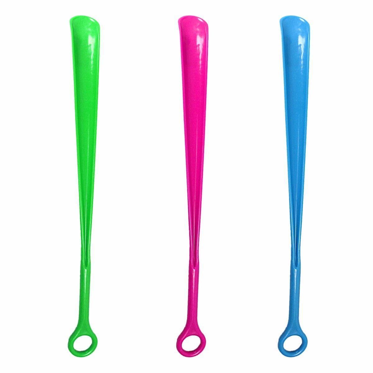 Easy Shoe Care Plastic Shoe Horn In Assorted Colours 44cm Home 0809
