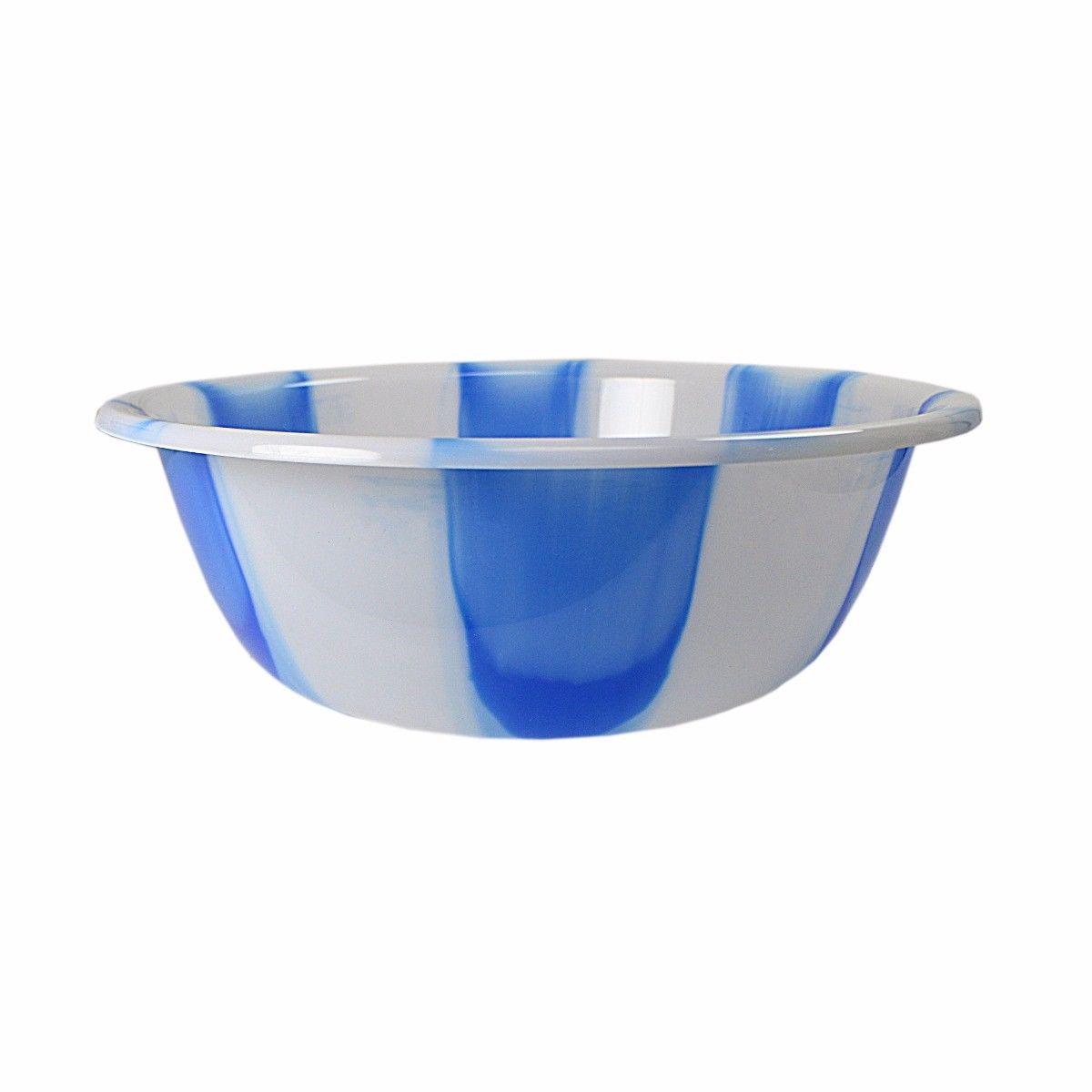Tie Dye Print Plastic Kitchen Bowl Large Assorted Colours