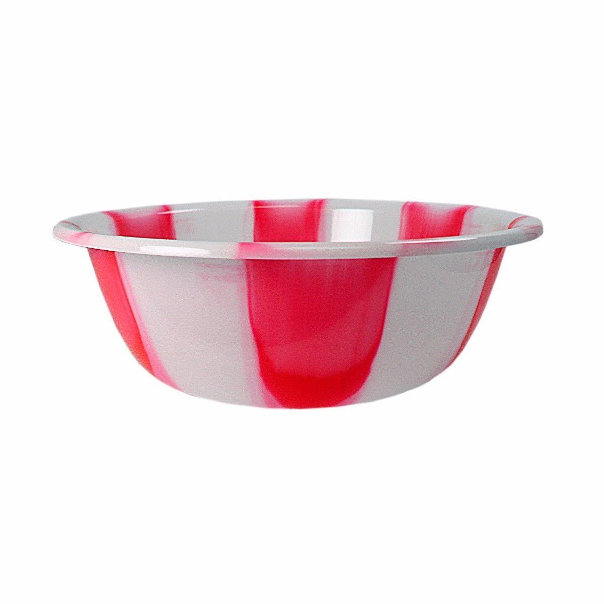 Tie Dye Print Plastic Kitchen Bowls Bowls Large 35 cm Assorted Colours 3066