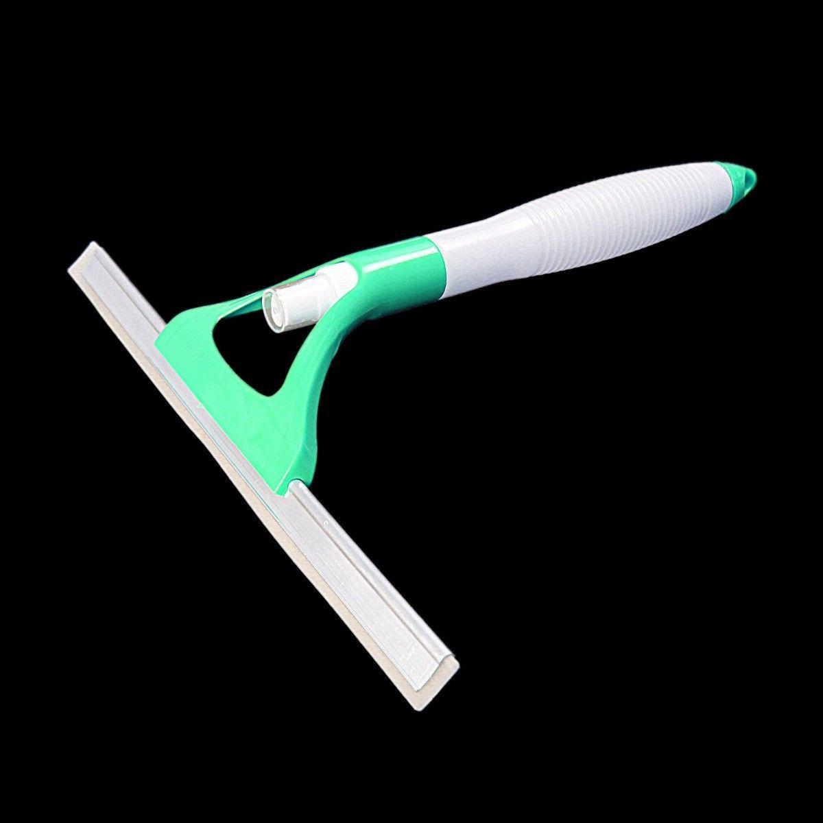 Plastic Window Wiper with Spray Bottle Handle Assorted Colours 3669