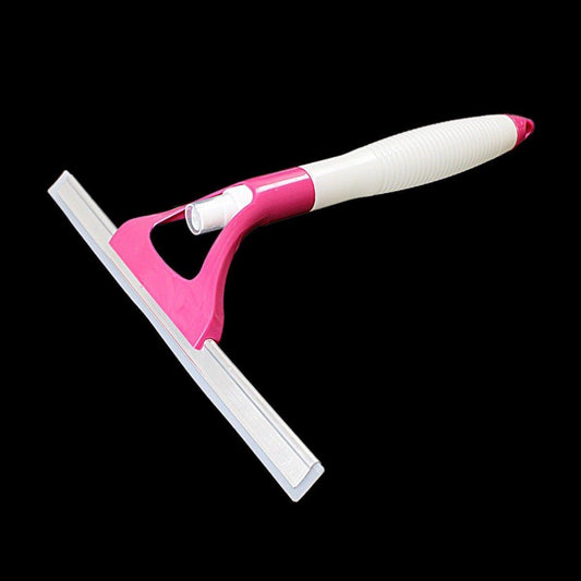 Plastic Window Wiper with Spray Bottle Handle Assorted Colours 3669