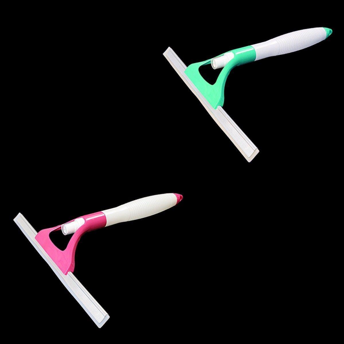 Plastic Window Wiper with Spray Bottle Handle Assorted Colours 3669