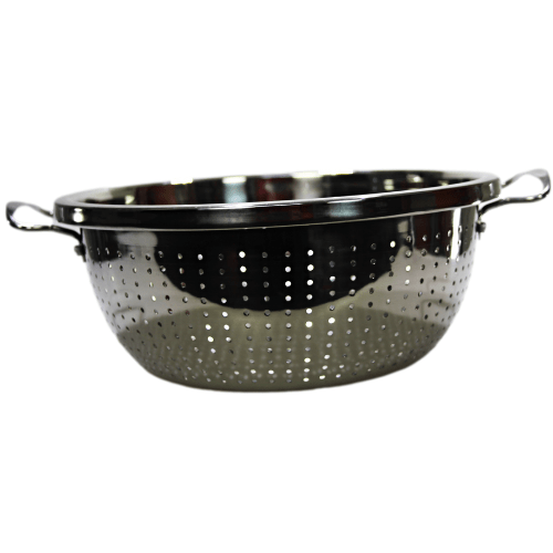 Stainless Steel Strainer Bowl Colander 2 Handles 28