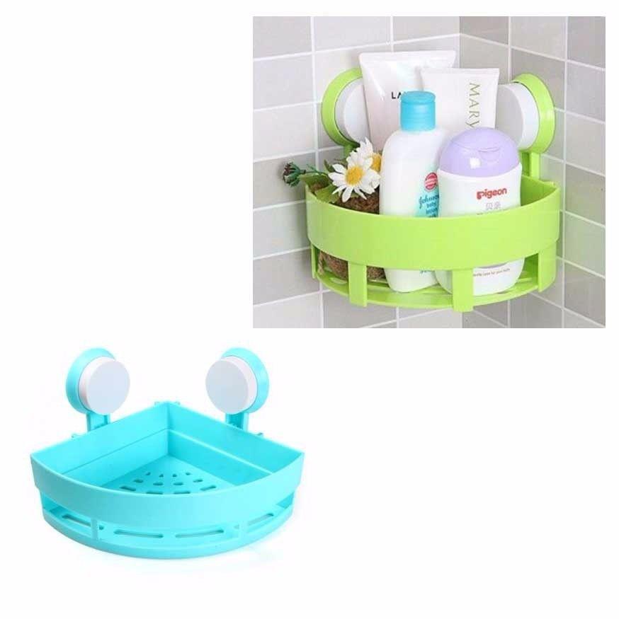 360 Turn Triangle Bathroom Storage Shelf Max Load 5Kg 19.5Cm X 7Cm