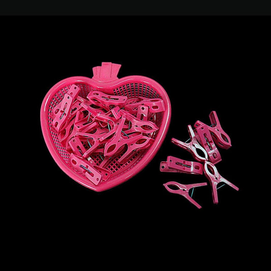 Plastic Clothes Pegs with Basket Assorted Colours 1914 /1915 / 1916 p