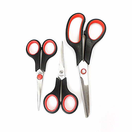 Stainless Steel Household Scissors Pack of 3 0351