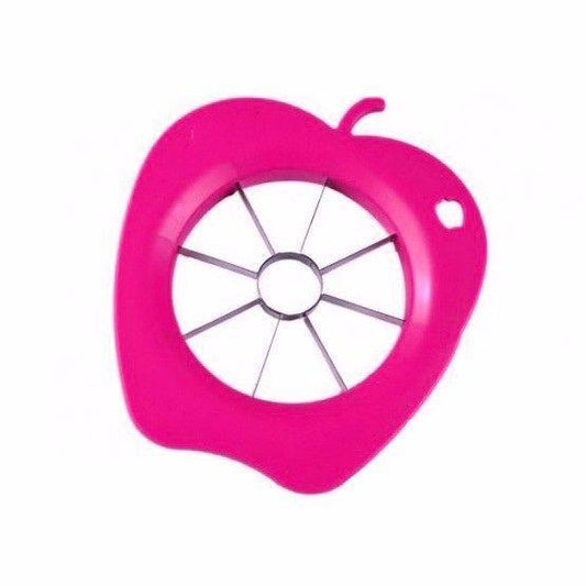 Assorted Colour Apple Slicer Cutter Plastic Sharp Metal Blade Kitchen 1052