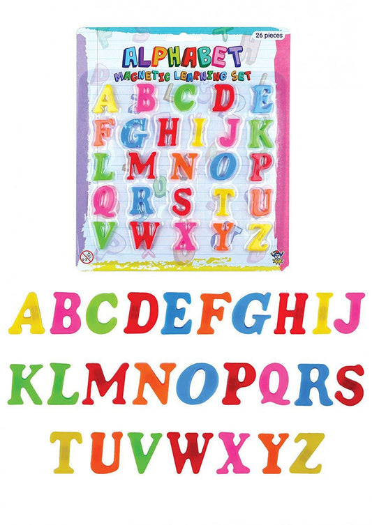 Magnetic Alphabet Letters Set 2.5cm 26 Pieces Assorted Colours L02543 A