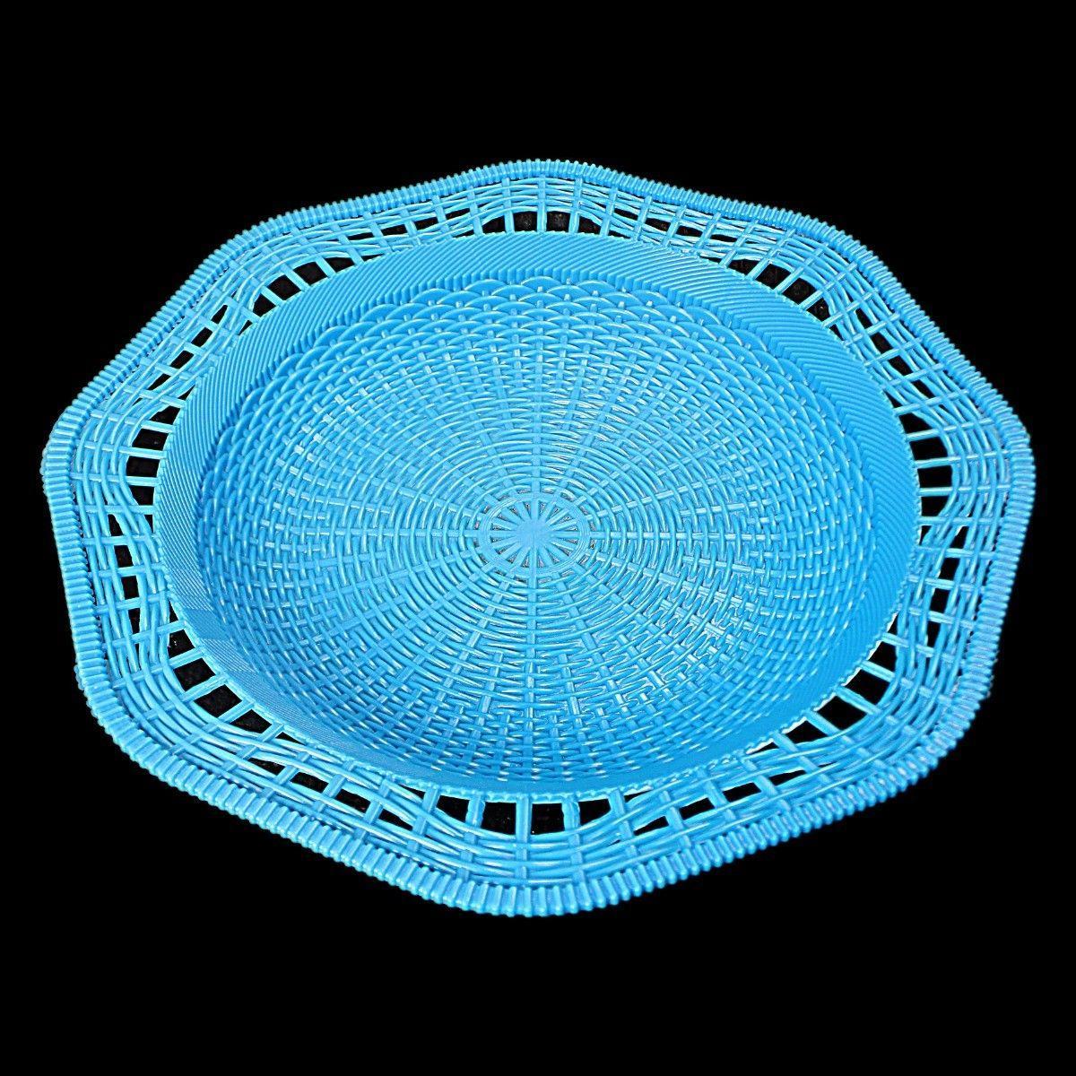 Plastic Tray 28 cm Assorted Colours 3138