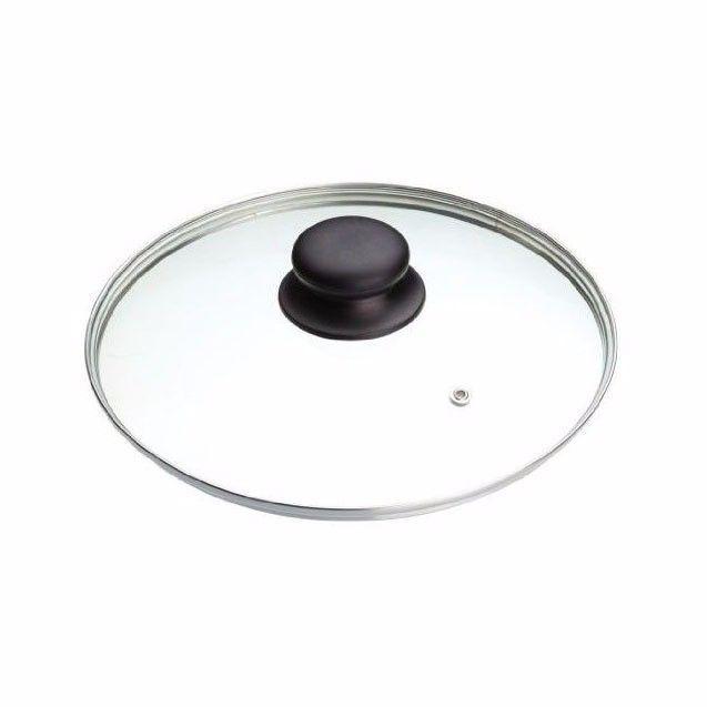18 cm Clear Glass Pan Lid With Knob Replacement Pan Lid 0783 A